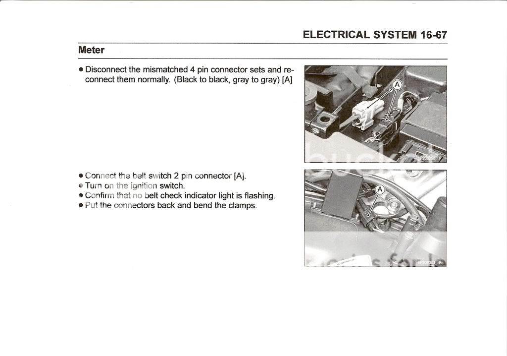 08 Brute Belt Light reset Kawasaki ATV Forum